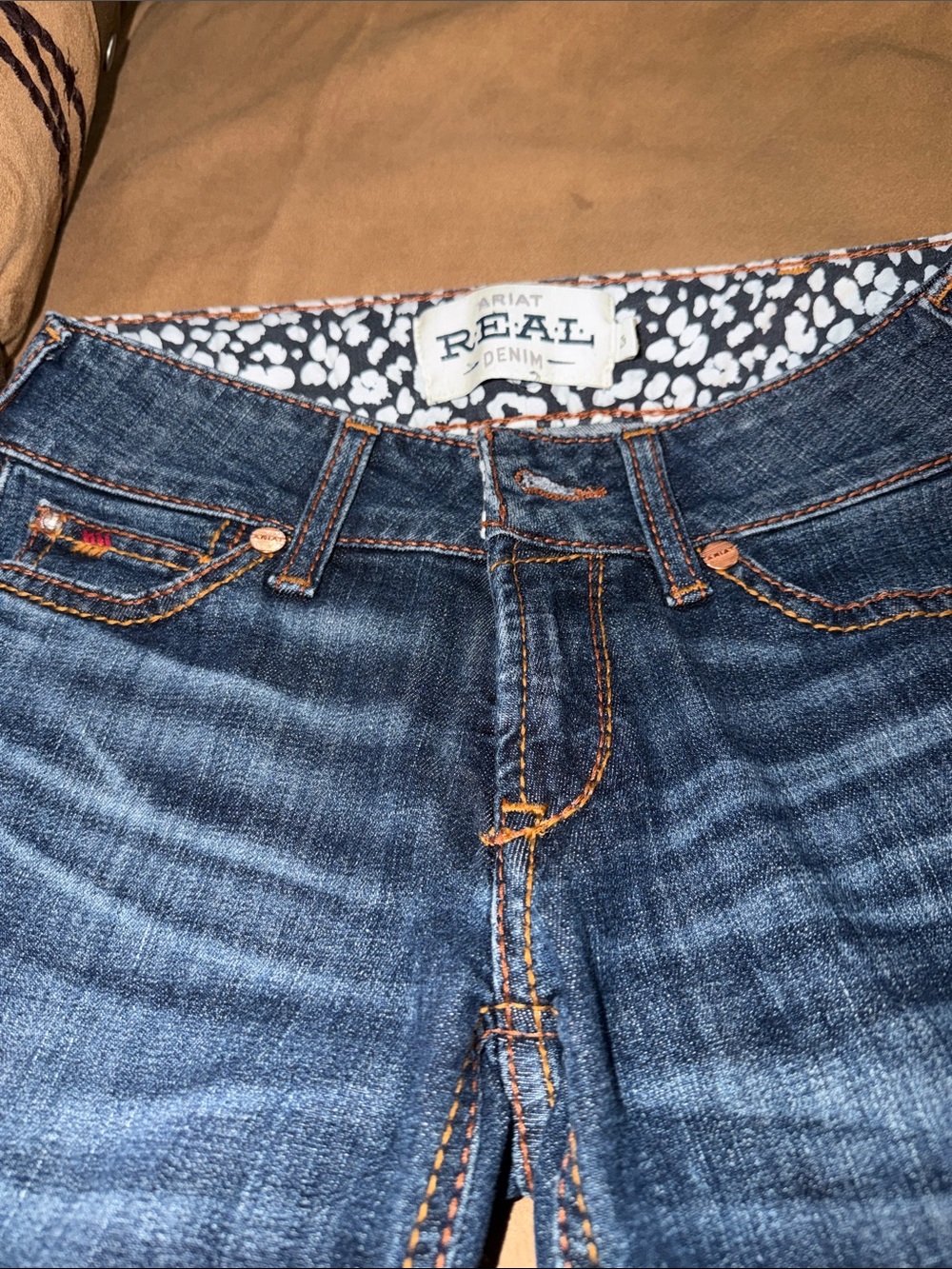Ariat Women's Dark Indigo Skinny Jeans with Contrast Stitching 25 R